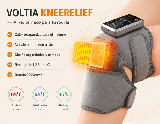 Voltia KneeRelief rodillera térmica masajeador eléctrico