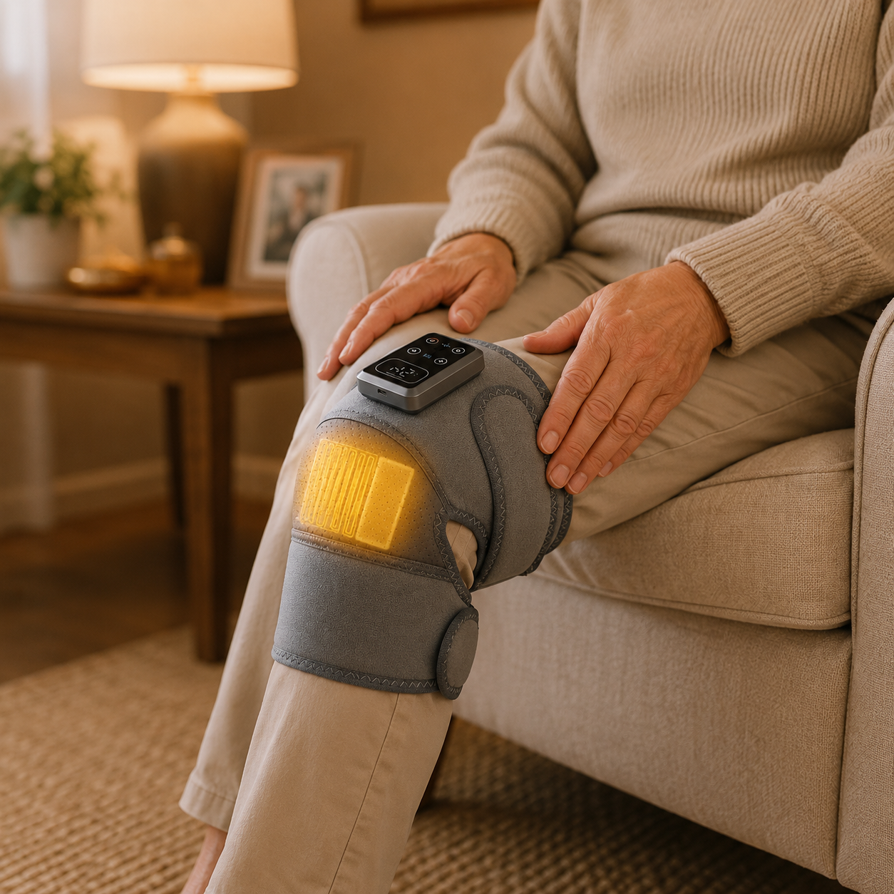 Voltia KneeRelief rodillera térmica masajeador eléctrico