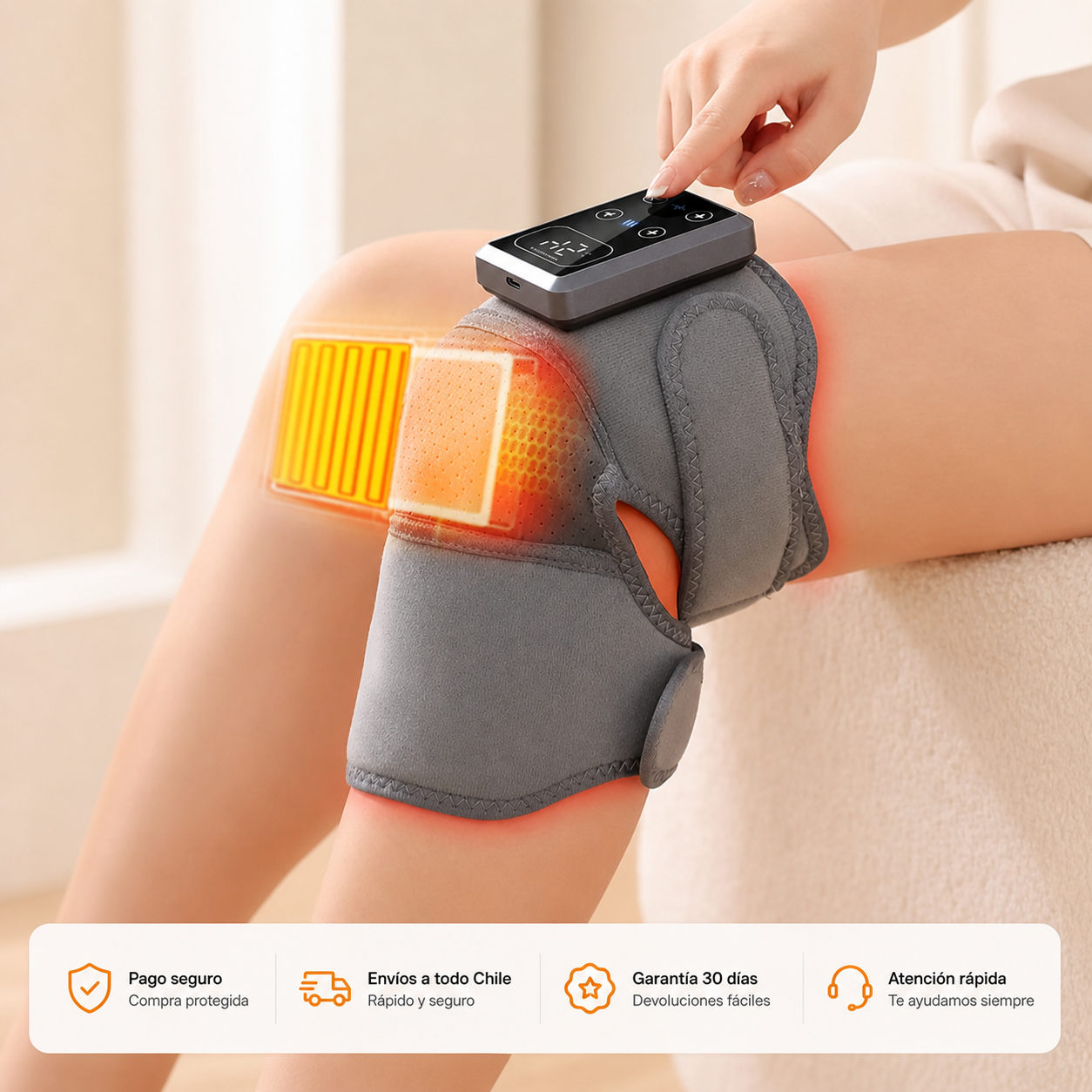 Voltia KneeRelief rodillera térmica masajeador eléctrico