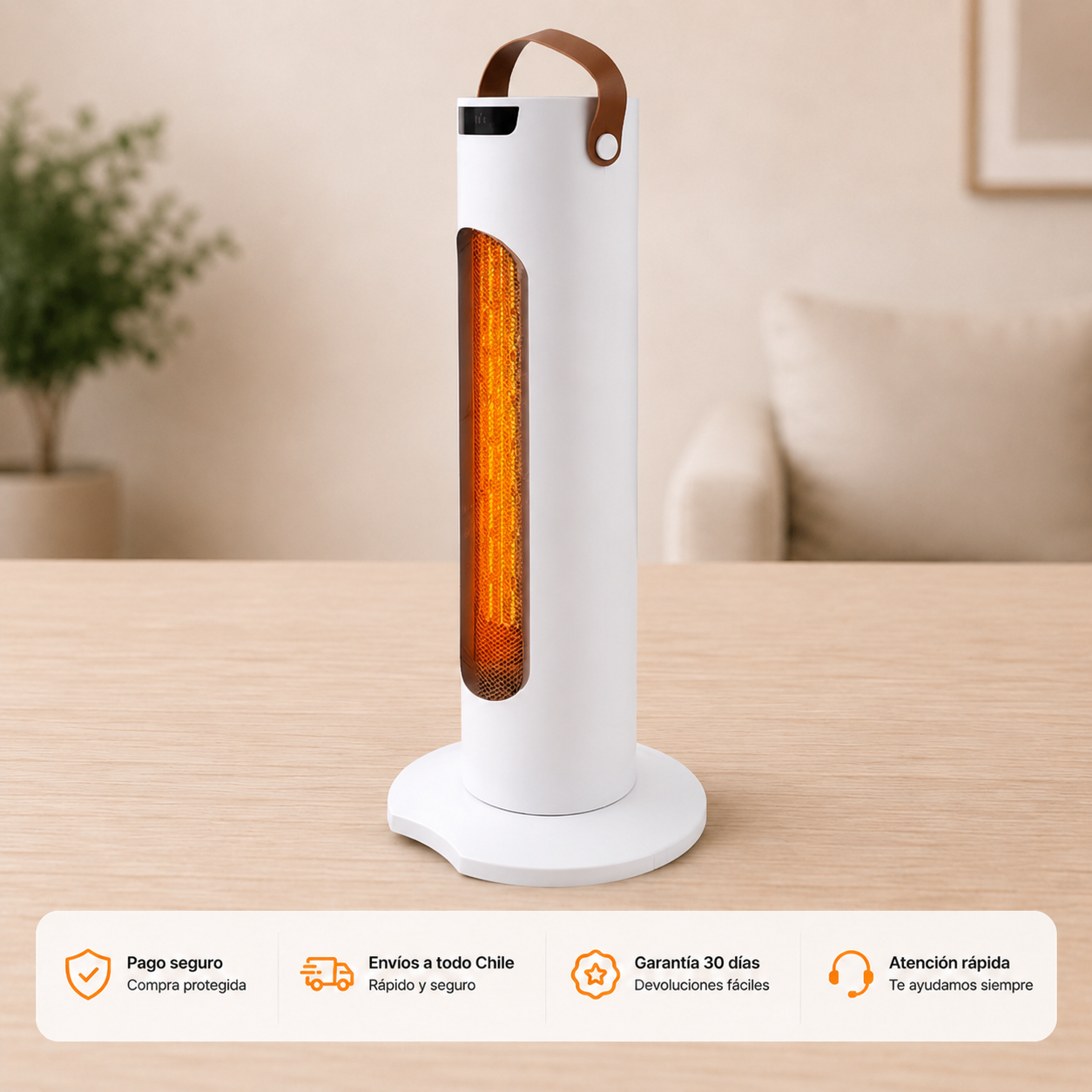 Voltia TowerHeat calefactor vertical 2000W hogar Chile